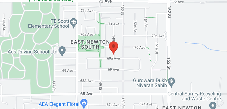 map of 6966 149A STREET